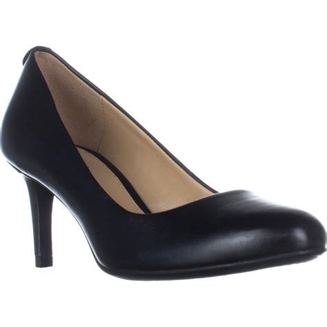 Women's Round Toe Michael Kors Black Shoes 